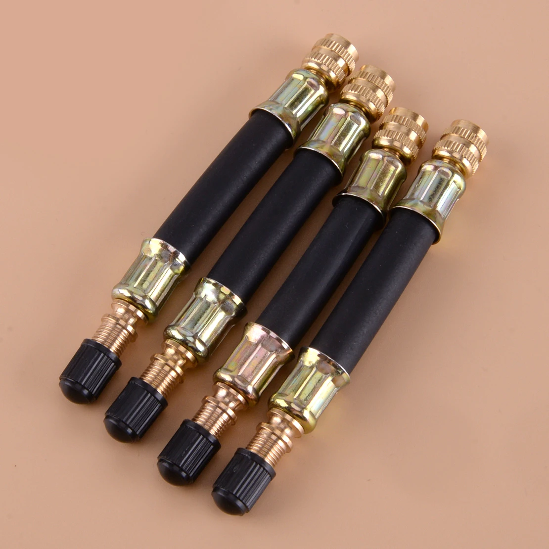 

4 шт., универсальный 105 мм двойной шинный удлинитель клапана, стержень трубы для грузовика, автофургона, прицепа, автобуса, аксессуары для колес