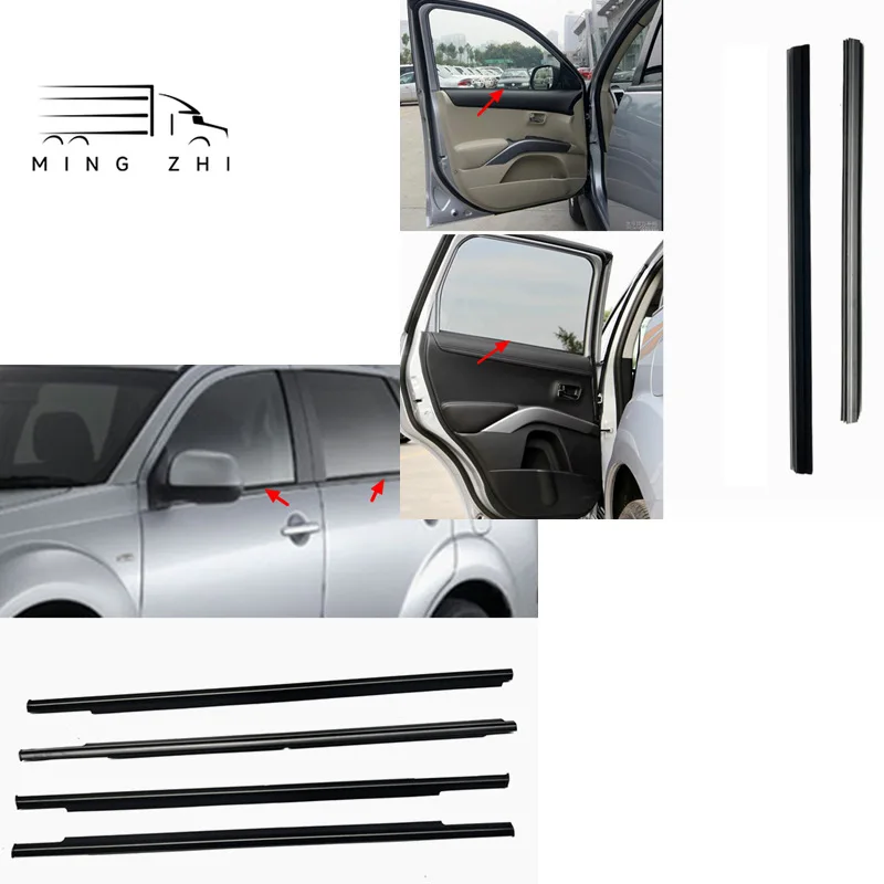 Фото Нажимная полоса стекла двери для Mitsubishi Outlander EX 2007-2012 5727A009 5727A258 204491 №1