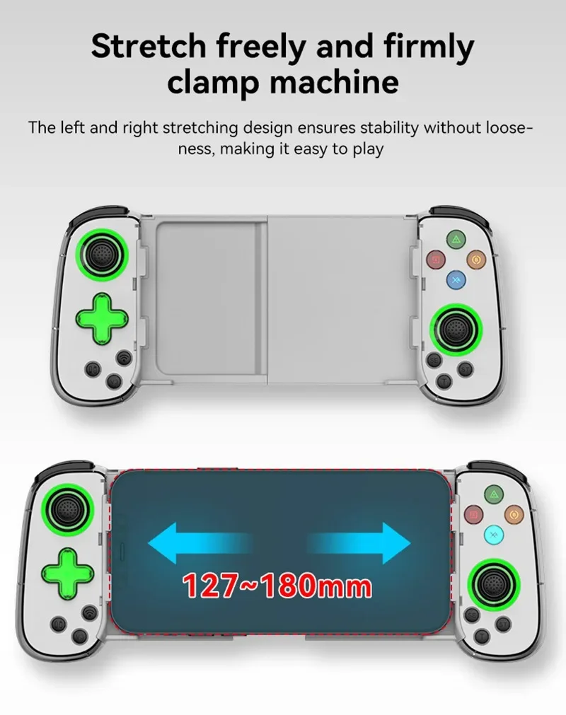 Беспроводной геймпад D7 BT5.0 для Android iOS с шестиосевым соматосенсорным экраном V3