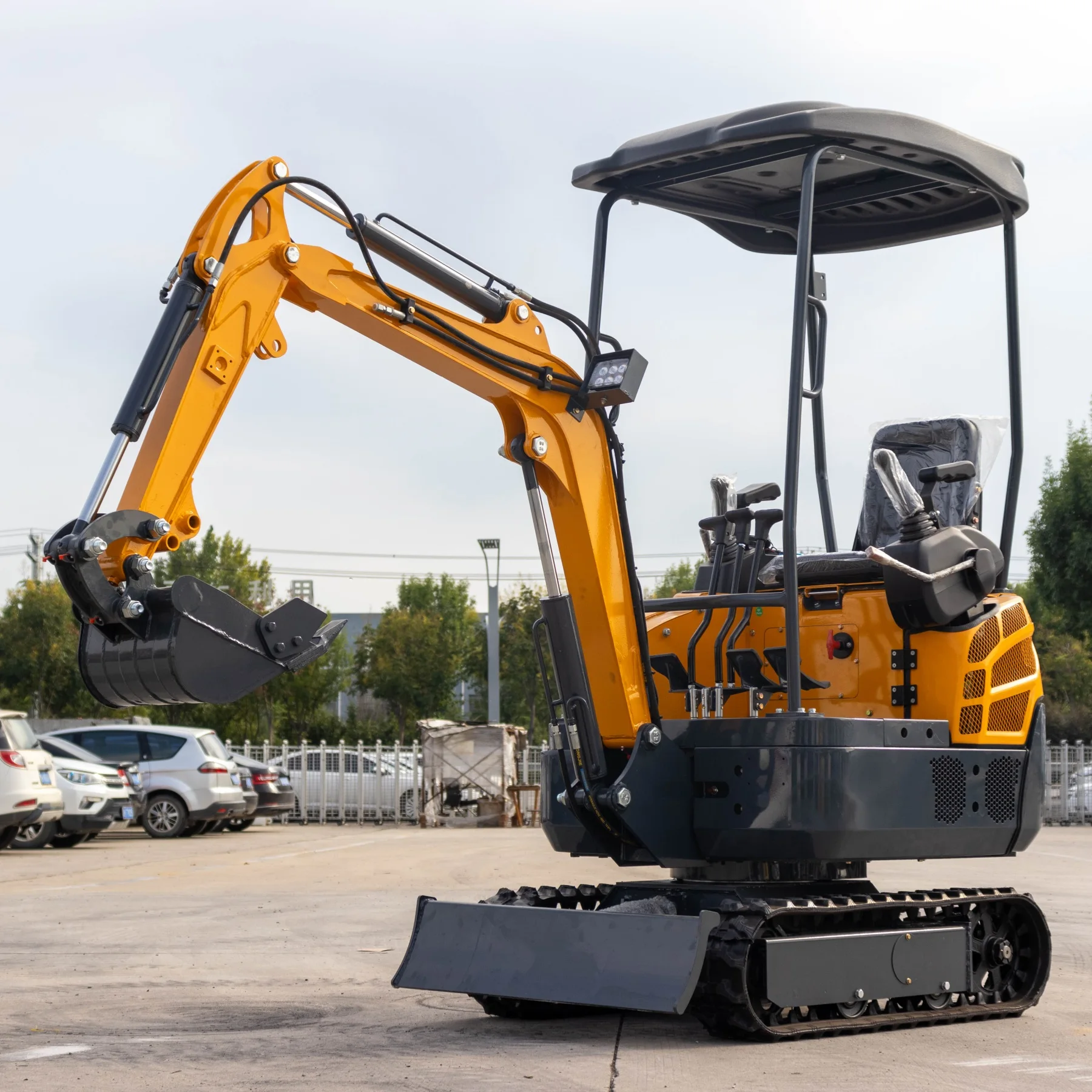 Землеройная машина Экскаватор-экскаватор Мини-экскаватор Hightop HT15 PRO Micro-pelleteuse