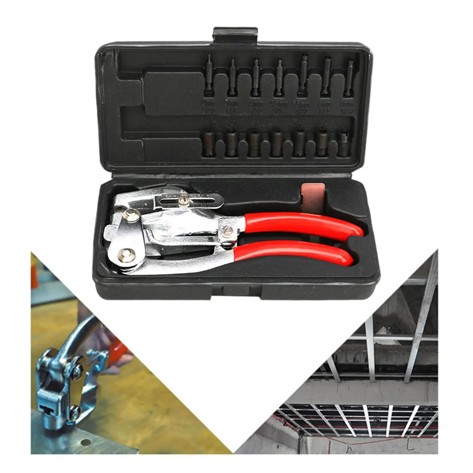 Набор из 16 предметов набор инструментов для пробивки металлических отверстий