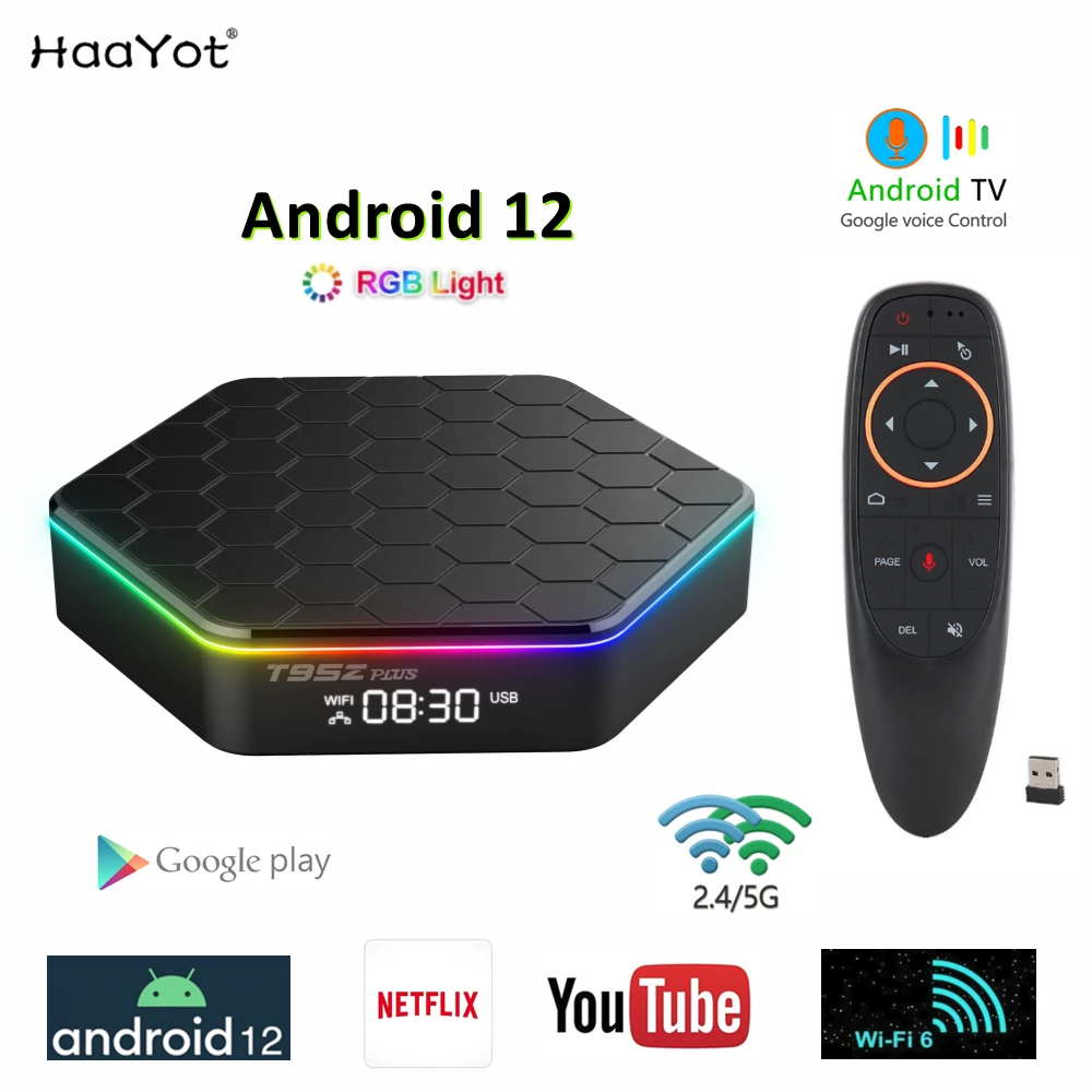 

Приставка Смарт-ТВ Allwinner 6K, Android 12, 1080p, IPTV
