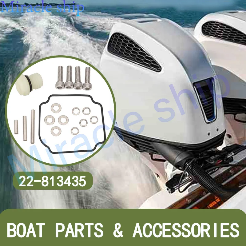 Фото Вилка в сборе-Reservo 22-813435 для Mercury Mercruiser Quicksilver, лодочный двигатель, подходит для двигателя 809885A1, заменяет детали 8134351 №1