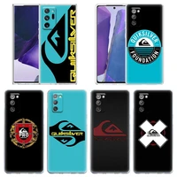 case for samsung galaxy note 20 ultra 5g 10 lite plus 8 9 a70 a50 a01 a02 a30 clear cover luxury surf and skateboard quiksilver
