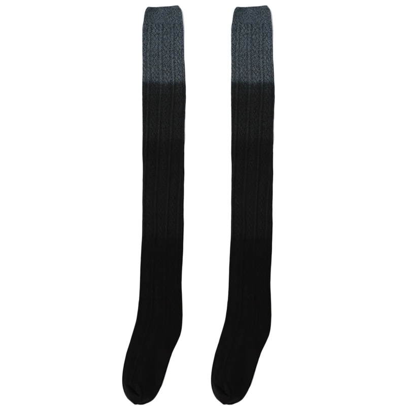 

Thigh High Socks for Women Girls Knitted Socks Multi-color Long Socks Warm Knee High Socks Winter Leg Warmers Stockings колготы