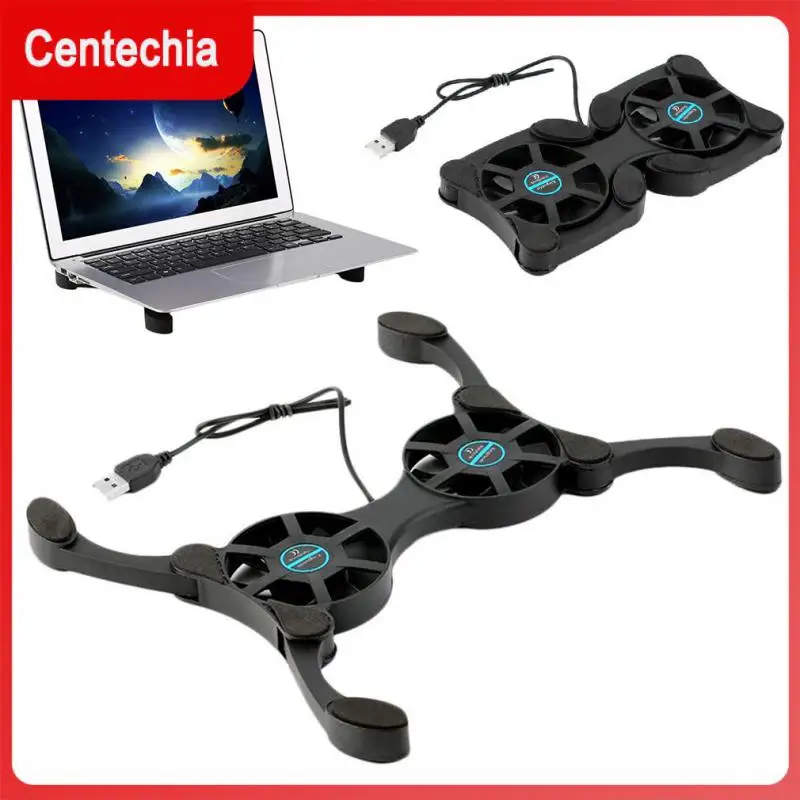 

Мини-кулер с двумя вентиляторами, складной охлаждающий вентилятор для ЦП, подставка для ноутбука, компьютера, держатель для телефона, подст...