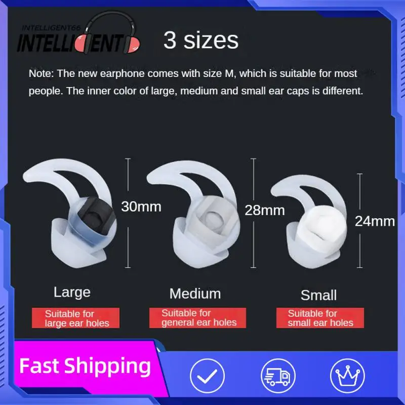 

Large Ie2 Earphone Silicone Case Fixed Earphones Medium And Small Models Headphone Silicone Case Silicone Material Easy To Clean