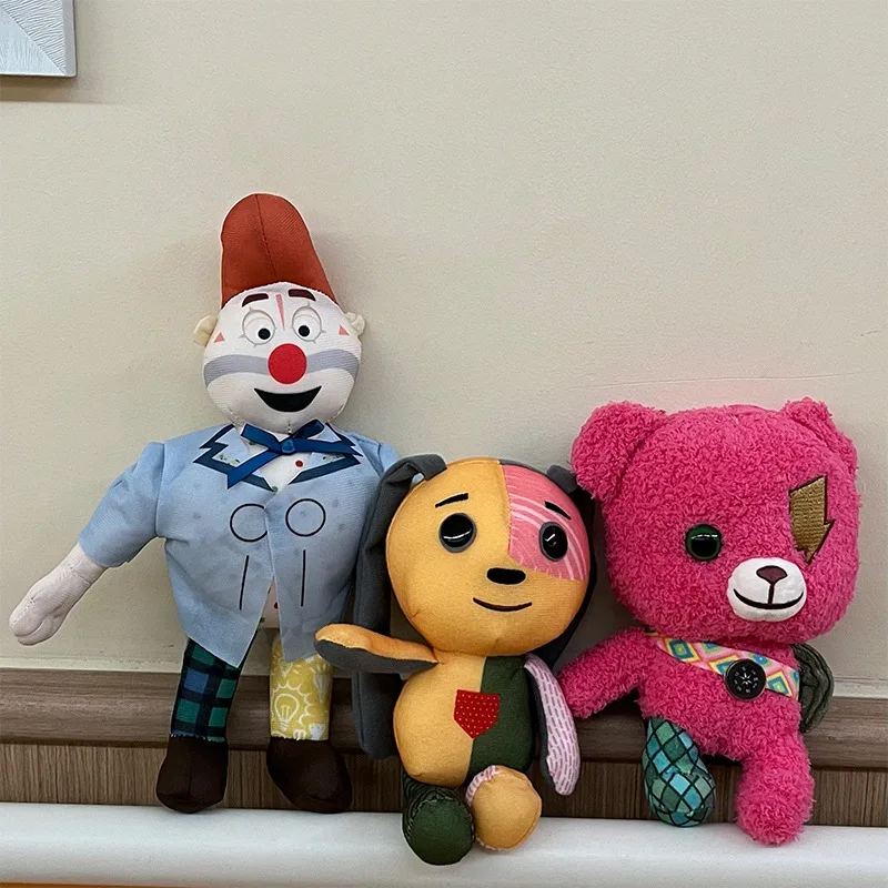 

Lost Ollie Plush Toys Anime Adventure Partner OLLIE ROSY ZOZO Stuffed Dolls Clown Rabbit Bear Animals Plushie Pillows Kids Gifts