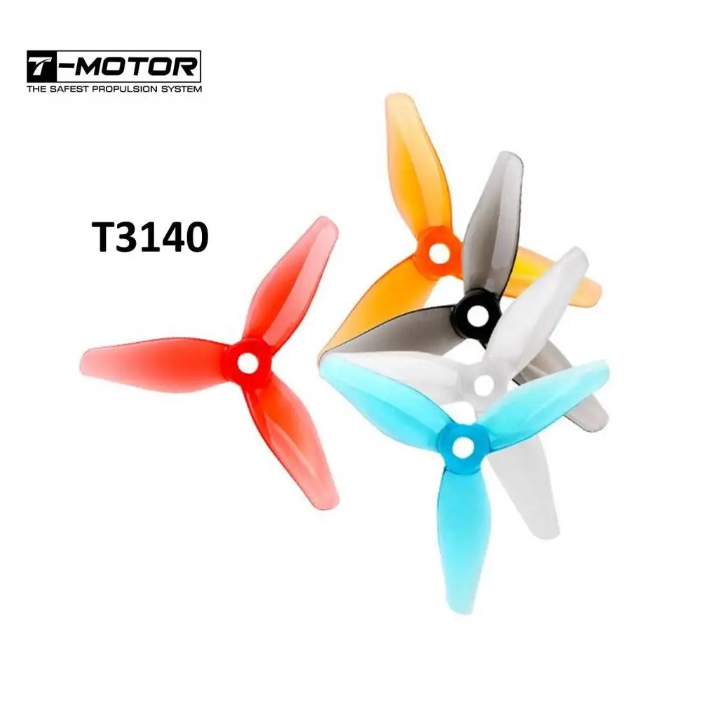 20 шт./10 пар T-Motor T3140 3140 3-лопастной Пропеллер CW CCW для радиоуправляемого дрона FPV гоночный бесщеточный двигатель