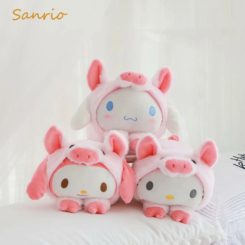 

Sanrio Hello Kitty My Melody Cinnamoroll Hanging Tissue Box Cute Plush Throw Pillow Cartoon Drawer Cover Multipurpose Supplies