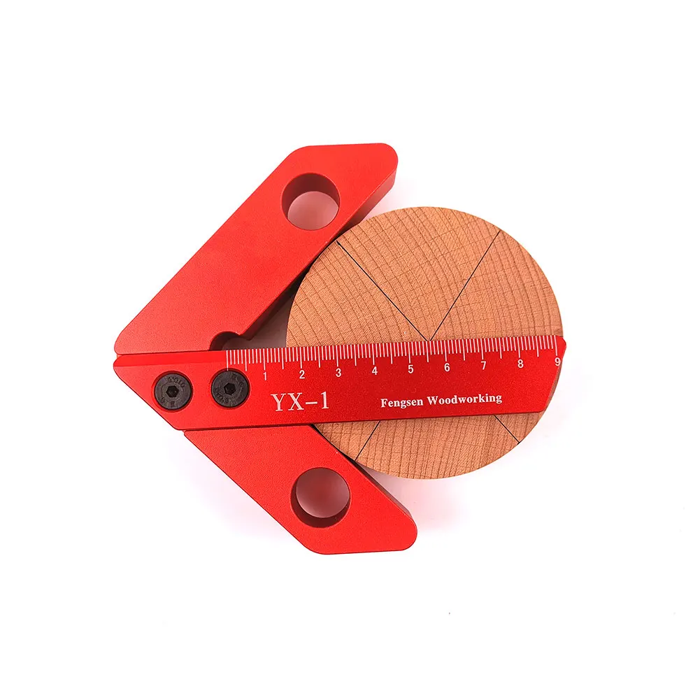 

Line Gauge Ruler Measuring Tool Woodworking Portable Square Carpenter 45/90 Degree Right Angle Practical Accuracy Center Finder
