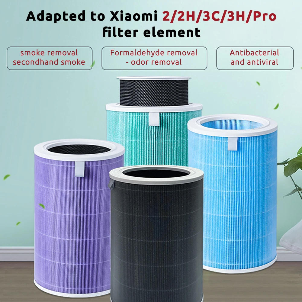 Фильтр очистителя воздуха p2.5 Композитный фильтр с активированным углем для Mi