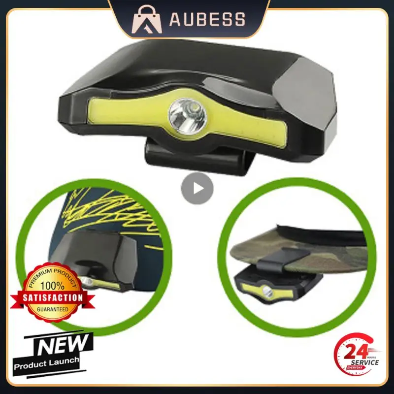 

1~10PCS XPE+COB LED Cap Light Clip Headlamp Flashlight Miners Lamp for Hiking Camping Reading Working Fishing Head Lamp