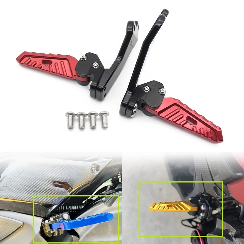 Мотоциклетные складные Задние подножки для ног Пассажирские Yamaha Nmax155 Nmax 155 2020-2021