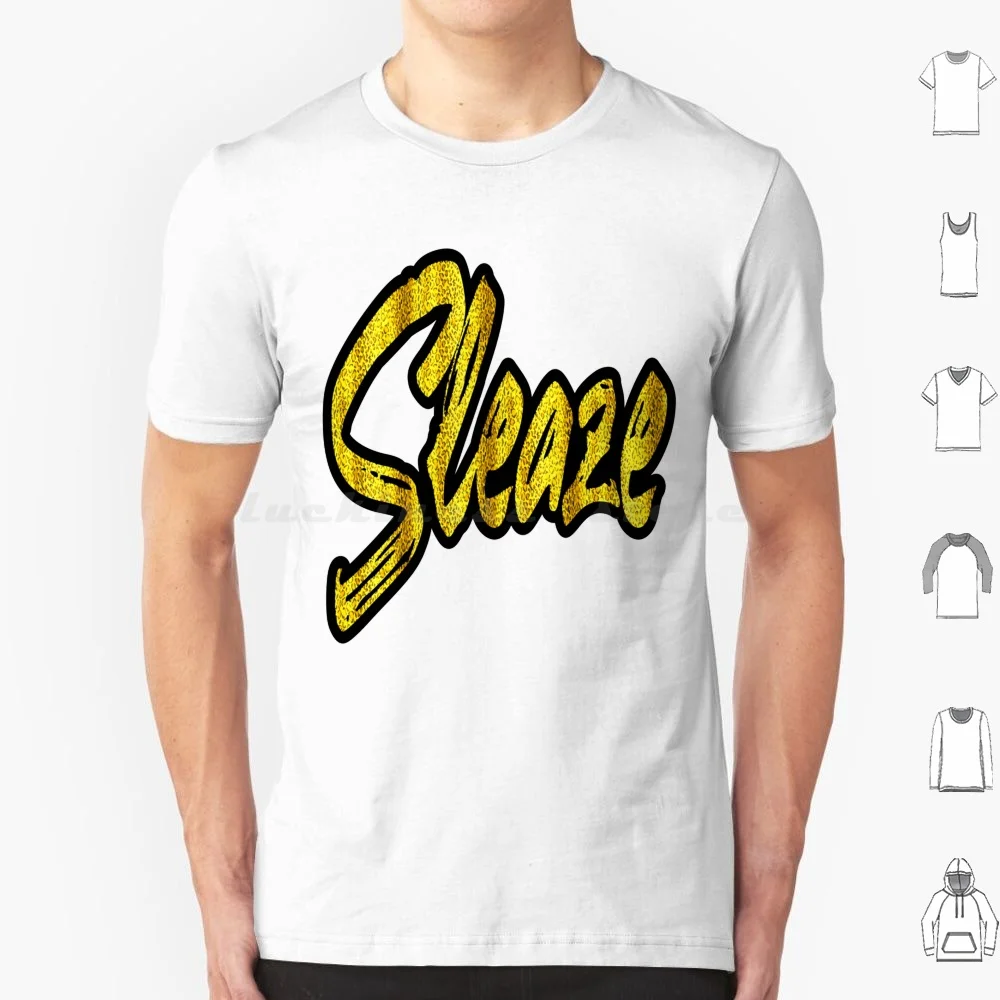 Футболка Sleaze для мужчин женщин детей размеры до 6Xl