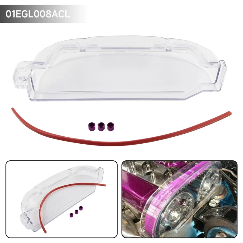 Фото Прозрачная крышка кулачкового механизма для Mitsubishi Eclipse 89-94 Galant 87-92 Lancer EVO I II III 92-96 4G63 4G63T 2L №2