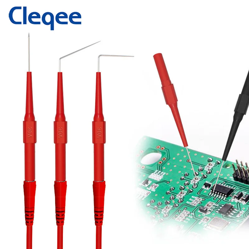 Комплект щупов Cleqee P1920 20 шт./компл. зажим типа крокодил на 4 мм мультиметр с вилкой