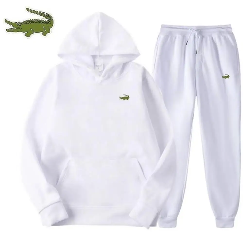 2023 Casual men's fashion sports Hoodie pullover+trousers sports suit
