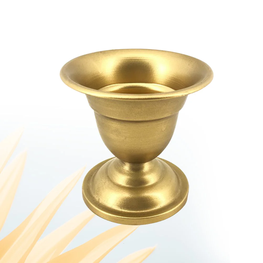 

Flower Metal Vase Pot Vases Plantertrumpet Urn Wedding Centerpieces Stand Bottle Retro Holder Tin Buckets Outdoor Tall Iron