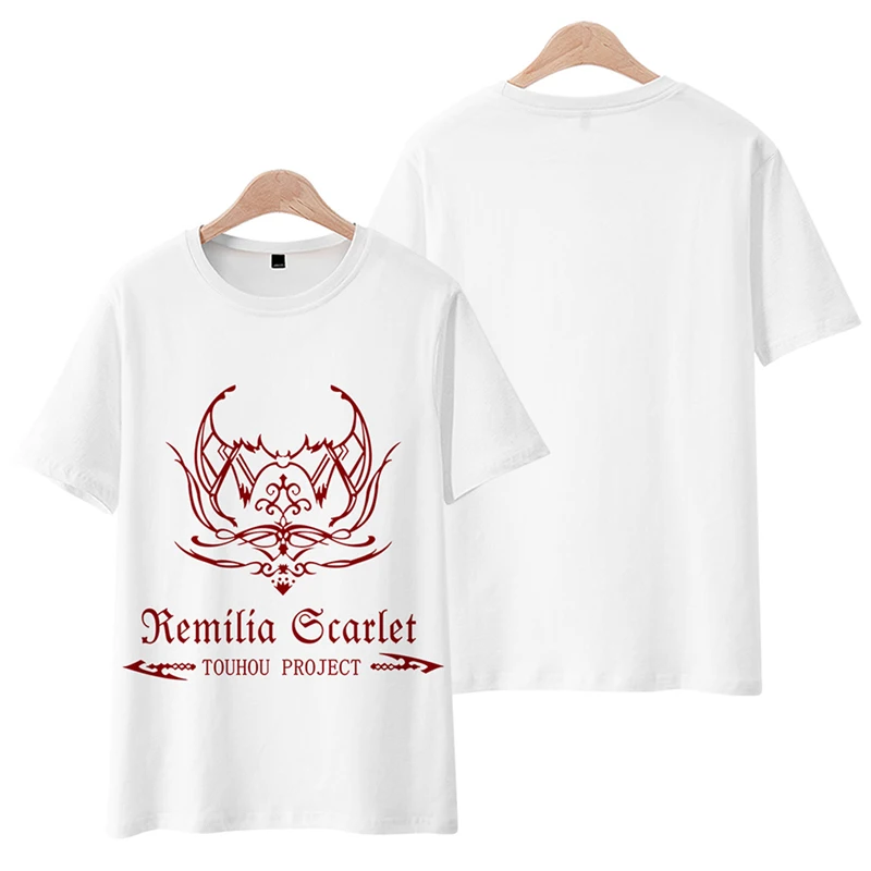 

Футболка Харадзюку с коротким рукавом, повседневный костюм для косплея Аниме Touhou Project, костюм для студентов, летняя свободная футболка унис...