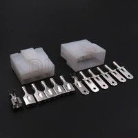 1 set 6 way car wiring terminal male plug female docking electrical sockets auto large current wire cable connector