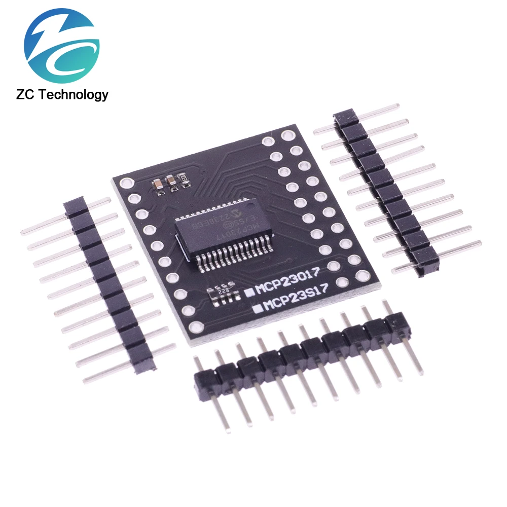 MCP23017-E/SS IIC I2C SPI MCP23S17 двунаправленные 16-битные контакты расширения ввода/вывода 10
