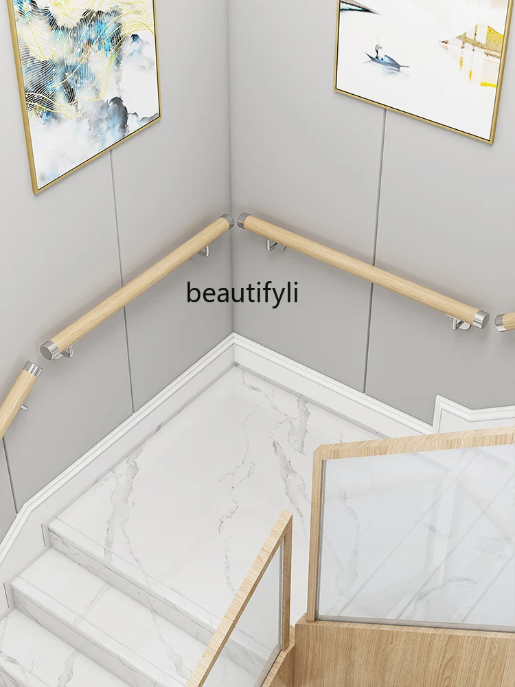 Поручни для лестницы в Европейском стиле деревянная стена вилла чердак домашняя