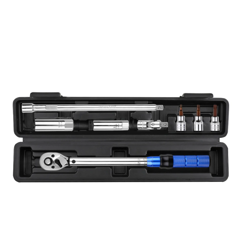 

Adjustable Torque Wrench 10-60Nm Positive Negative Two-Way Adjustment Spanner Auto Bicycle Repair Hand Tools(8 Pcs)