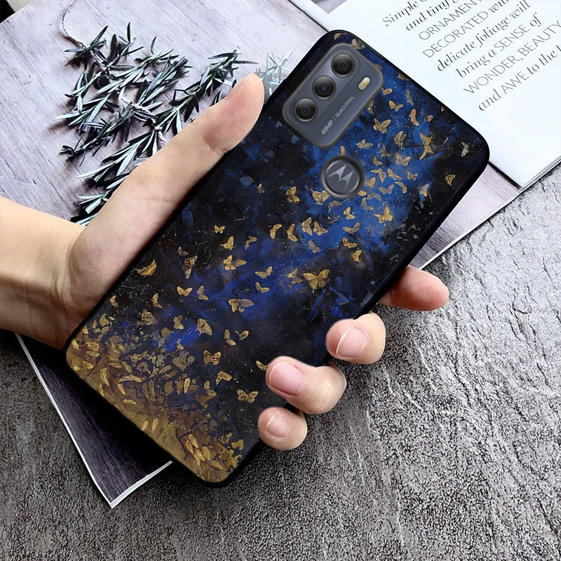 Gold Butterfly чехол для телефона MOTO Edge 50 40 Pro 30 Ultra Neo Fusion G Power Stylus Play E32 E20 E40