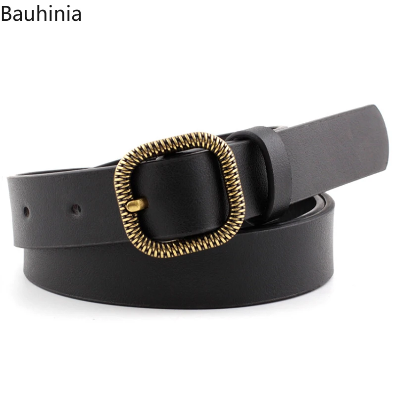 

Bauhinia Brand New 105*2.3cm Fashion Ladies Youth Design Jeans Belt Retro All-match Pin Buckle Belt For Women