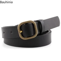 bauhinia brand new 1052 3cm fashion ladies youth design jeans belt retro all match pin buckle belt for women