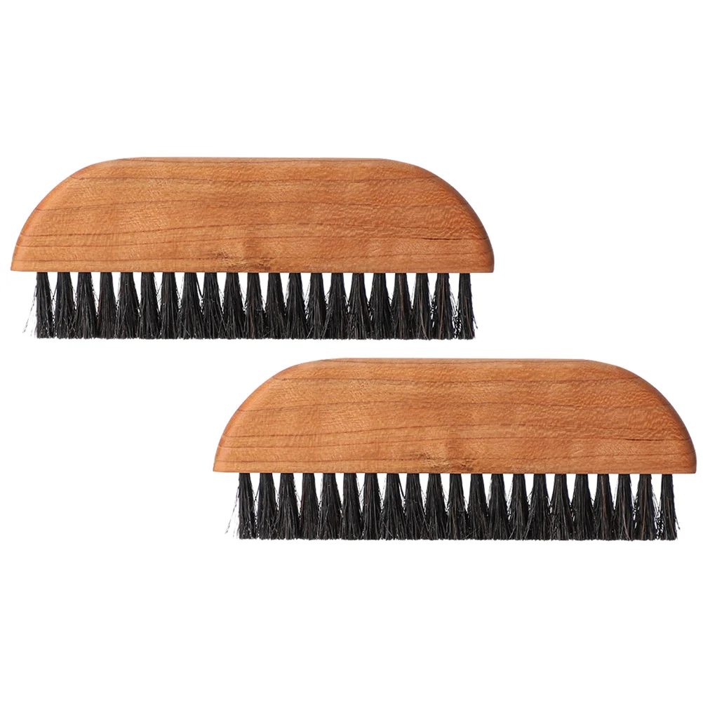 

2pcs Household Coffee Brush Practical Coffee Machine Brush Wooden Coffeemaker Brush Clean Tool