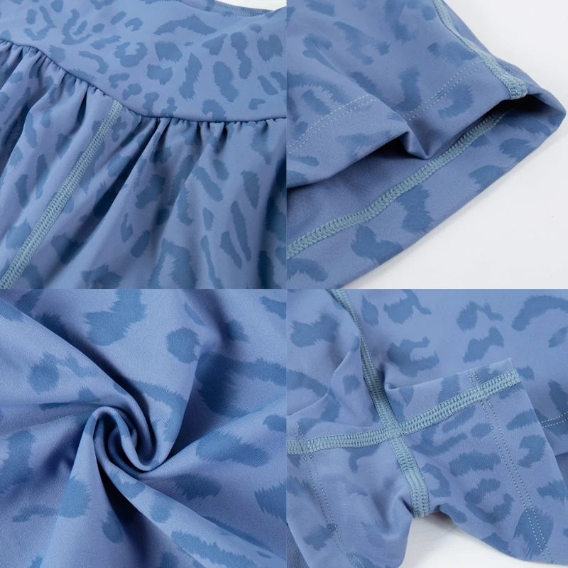 SEVENPALMS Women Yoga Shorts Running Jogging Print Gym Wear Mid-Waist Soft Sports Lady Clothing Sporty Fitness