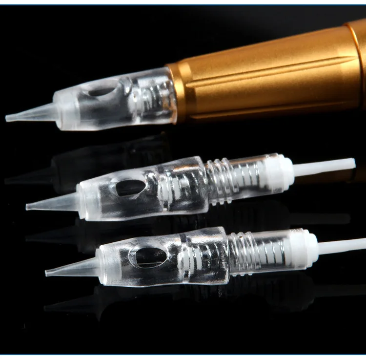 

10pcs Cartridge Tattoo Needles Disposable Sterilized Permanent Makeup Cartridge Needles Tips for Eyebrow Lip Agulha Easy Click