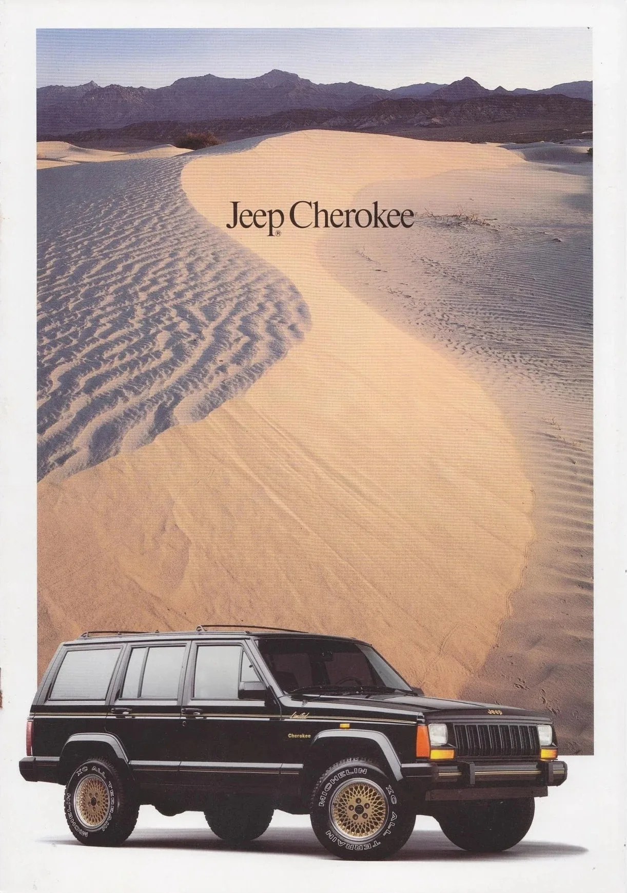 

Постер Jeep Cherokee XJ XL Wrangler на холсте