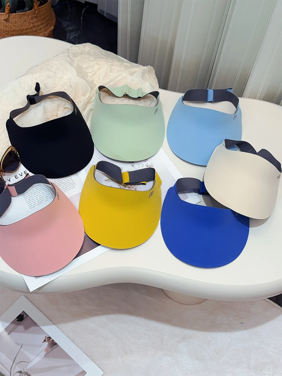 2024 Подлинная новая шапка без ног ярких цветов Morandi цветная широкополая шляпа