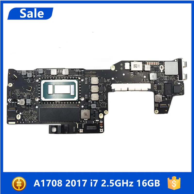 

Протестированная материнская плата A1708 для ноутбука MacBook Pro 13 ", материнская плата i7 2,5 ГГц 16 Гб 820-00361-A 2017