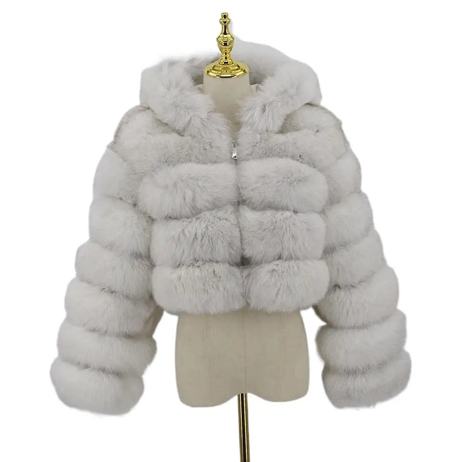 Winter Real Fox Fur Short Coats Women Fashion Temperament Warm Fur Jacket High Quality Joker Natural Fur Outerwear For Women enlarge