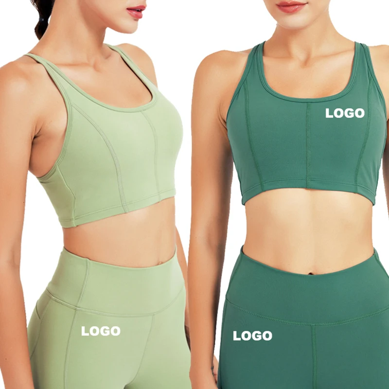 

High Quality Spandex Sports Fitness Custom Logo Women Sexy Bra and Leggings Yoga Wear Manufacturers