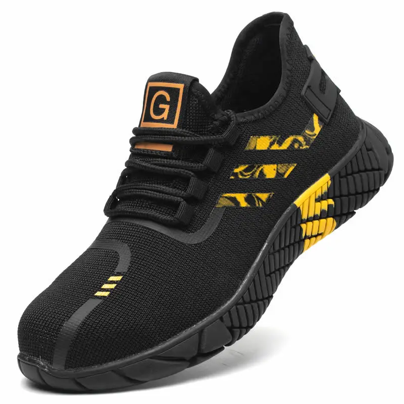 Рабочие кроссовки мужская защитная обувь рабочие ботинки со стальным носком