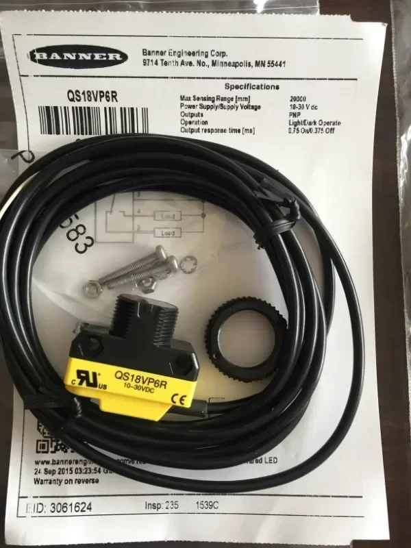 Оригинальный в наличии лазерный фотоэлектрический переключатель QS186LE QS18VN6R QS18VP6R