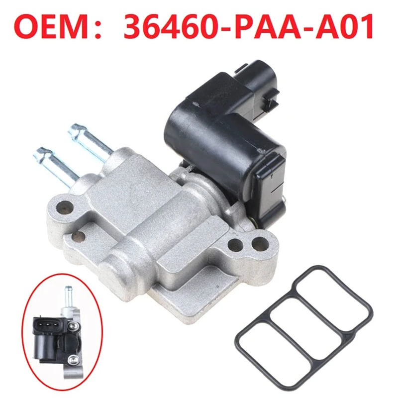 Новый 3-контактный клапан регулирования воздуха холостого хода 2 порта для Honda Accord