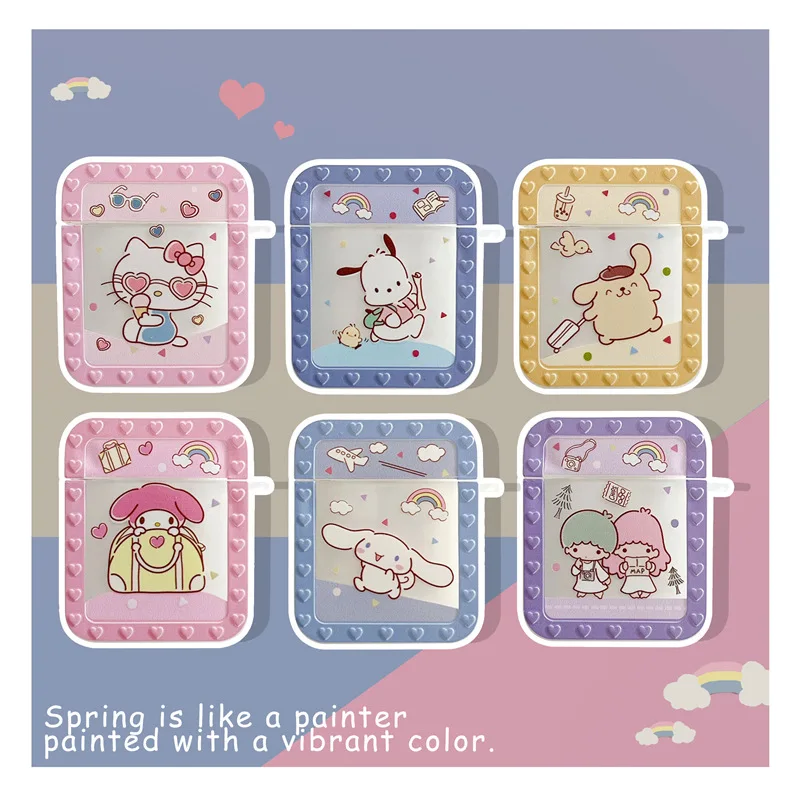 

Fresh Cartoon Cute Animals AirPods 3 Case Apple AirPods 2 Case Cover AirPods Pro Case IPhone Earphone Accessories Air Pod Case