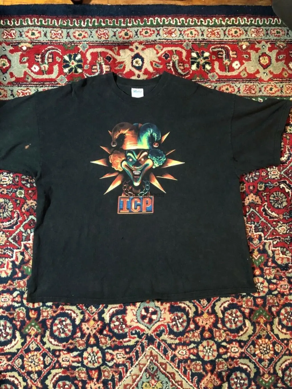 Винтажный чехол с изображением клоуна в стиле 1920-х Размер футболки XXXL 100% хлопок M