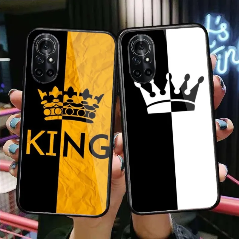 

Чехол Kiang Tu для телефона Huawei P50 P40 P30 P20 Pro Mate 40 30 20 Pro Nova 9 8 7 PC, стеклянный чехол для телефона