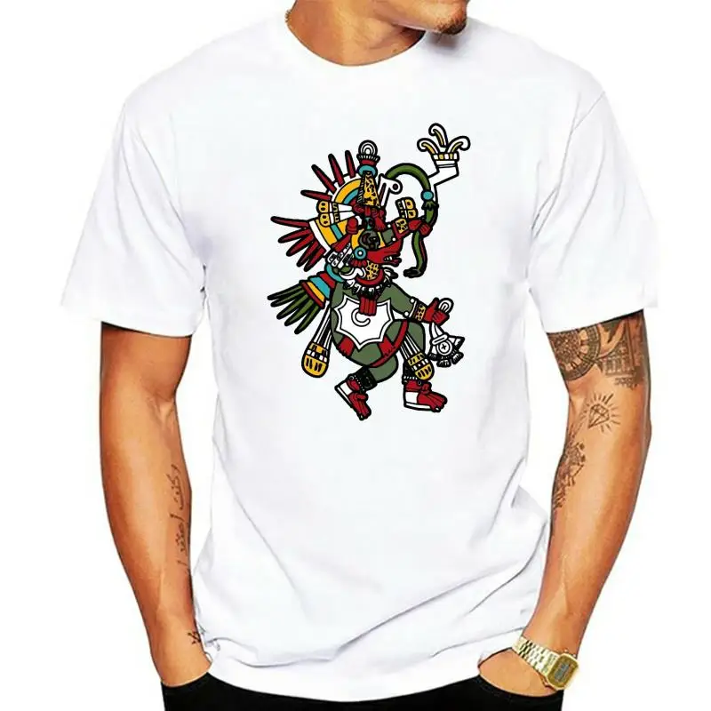 

Футболка кетцалкоатл, футболка ацтекского Бога деитти, перьевая змея