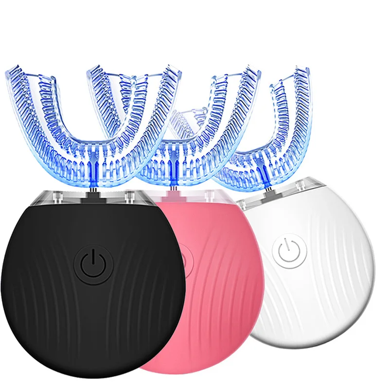 

Automatic Electric Hands-Free Toothbrush Wireless Wisdom U-Type 360° Oral Cleaning Tool, 3 Optional Modes (Including U-Shaped An