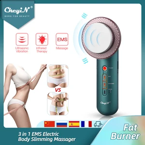 Ультразвуковой кавитационный массажер CkeyiN, инфракрасный, EMS, для похудения, для снижения веса, антицеллюлитный, жиросжигатель