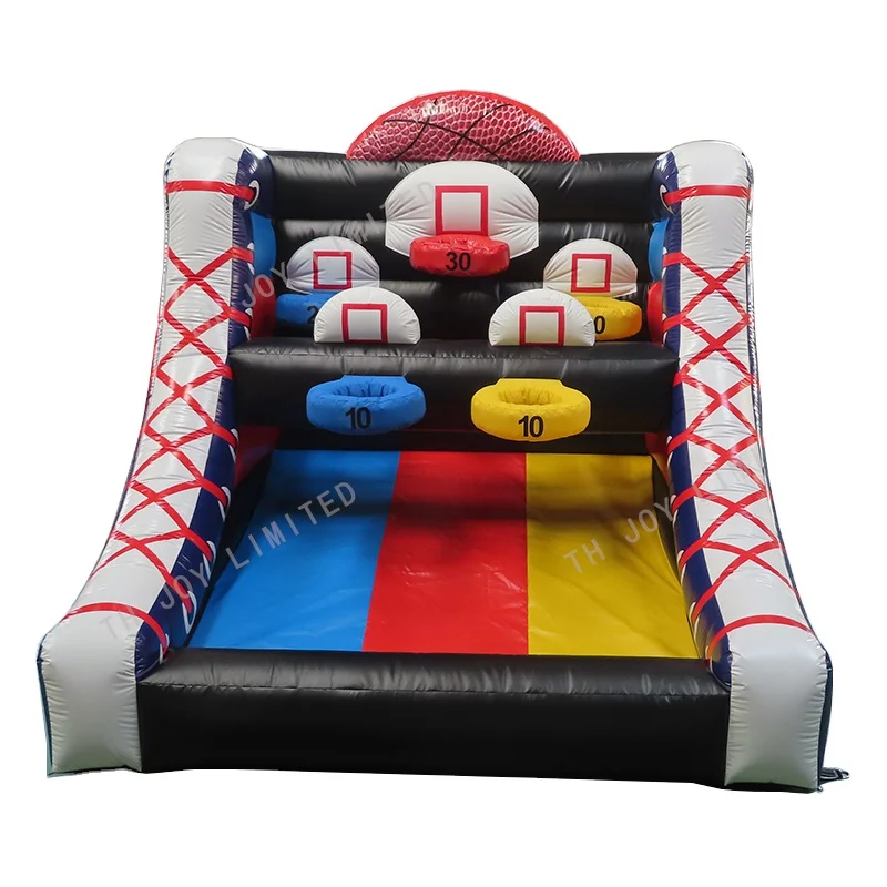 

Interactive inflatable toys Football Goal Rugby Gate and basketball Toss Throwing Game
