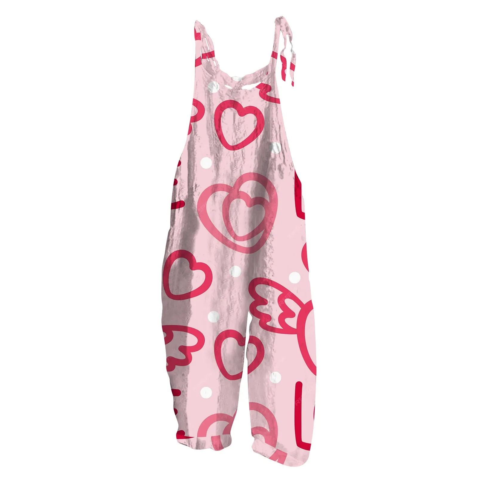 

Women'S Jumpsuit Print Casual Loose Vintage Shoulder Strap Cotton Linen New Fashion Women'S Clothing Loose Jumpsuits Casual